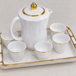 Ceramic Tea And Water Pitcher Serving Set