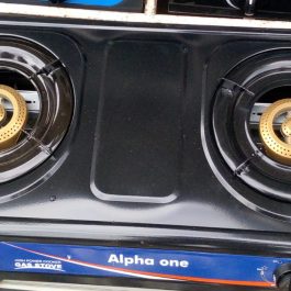 Alpha One 2-Burner Table-Top Gas Stove.