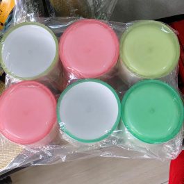 Multicolor Plastic Mug Pack 6 Pcs