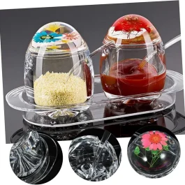 Crylic Jam Jar Set 2 Pcs