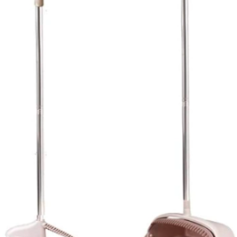 Folding Standing Storage Broom And Dustpan Set
