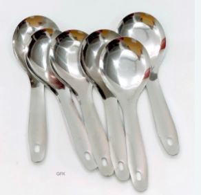 Stainless Steel Rice Serving Spoon 6Pcs