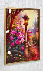 Flower Street Lamp 50/100Cm