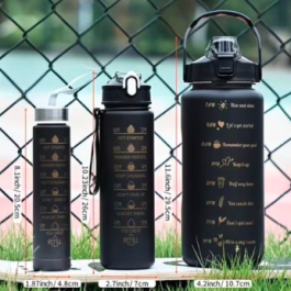 Motivational Sports Water Bottle Set