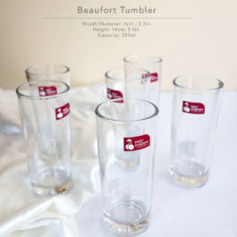 Water Tumbler Glass Set Of 6