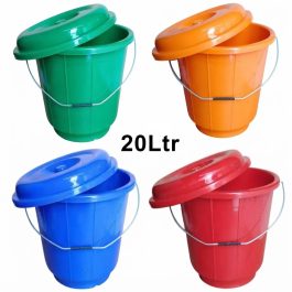 20L Plastic Storage Buckets 1 Pcs