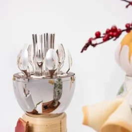 Egg-Shaped Flatware Cutlery Set