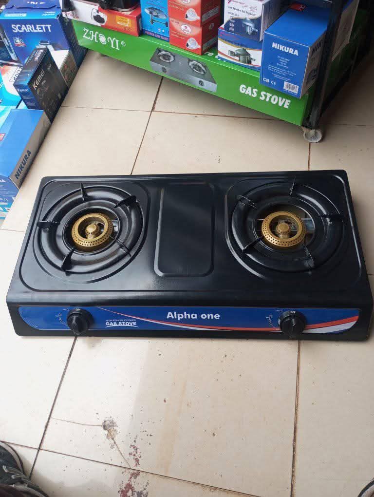 Alpha One 2-Burner Table-Top Gas Stove.