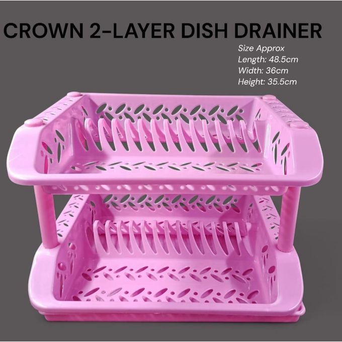 Dish Drying And Storage Rack 2-Layer - Image 2
