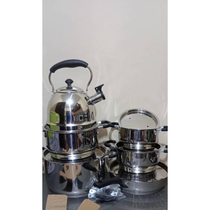 Zepter 12-Piece Stainless Steel Cookware Set - Image 2