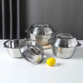 4-Piece Stainless Steel Soup Pot
