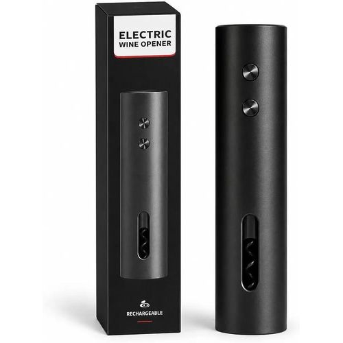 Cylindrical Rechargeable Electric Wine Opener - Image 2