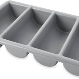 4-Plastic Cutlery And Flatware Storage Tray