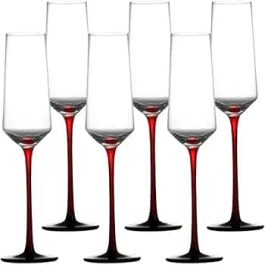 Champagne Glasses Set 6 Pcs