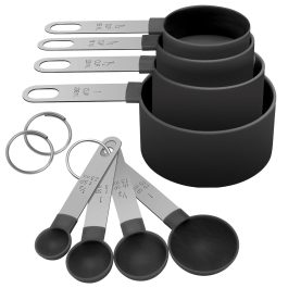Stackable Measuring Cup And Spoon Set 8 Pcs